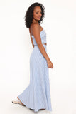 Serafina Two Piece Set Blue Stripe