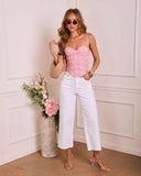 Imali Tweed Corset Top