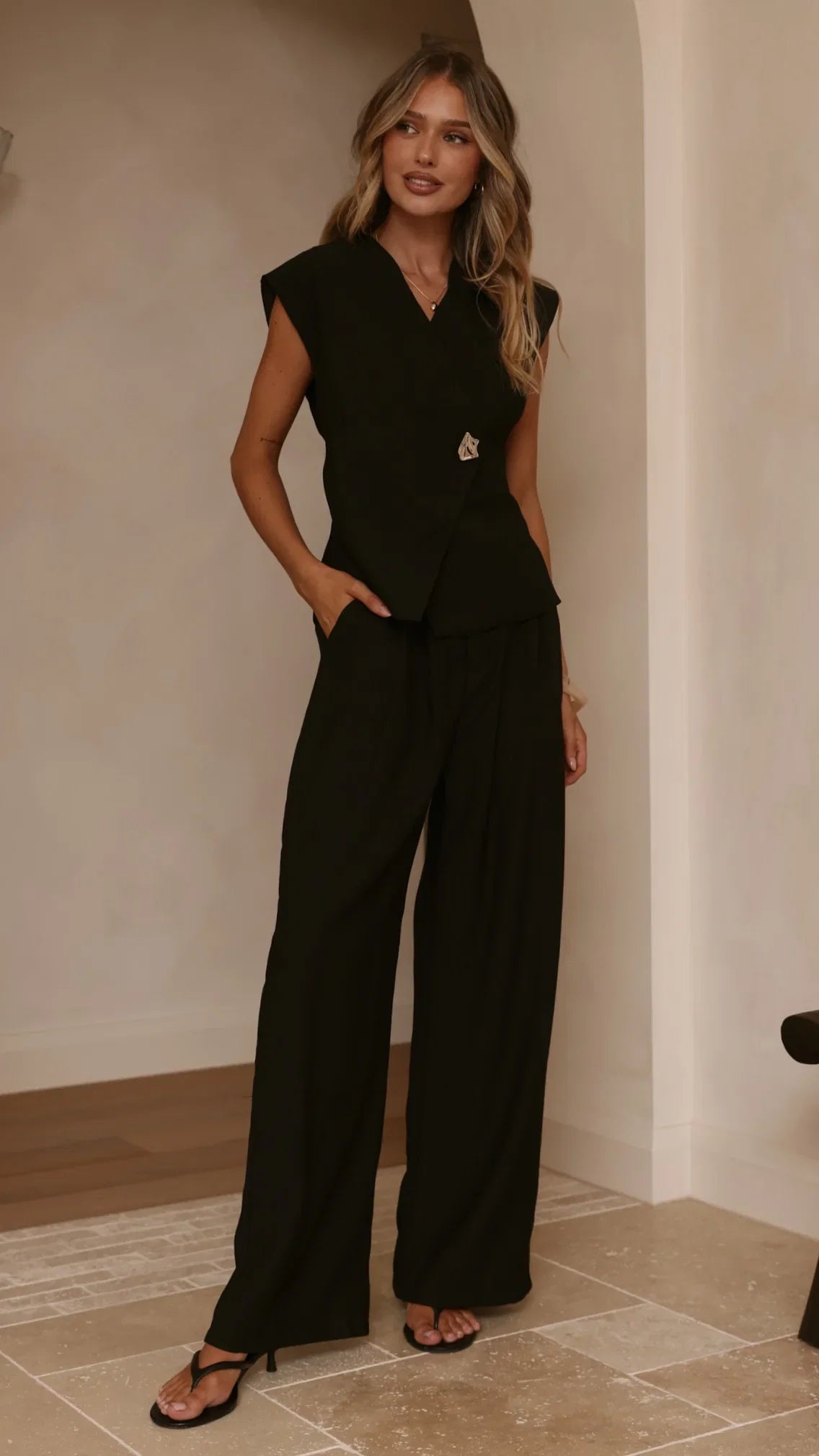 Zahira Pants Black