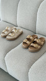 Anora Slide Natural Raffia