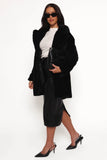 Meeka Faux Fur Jacket Black