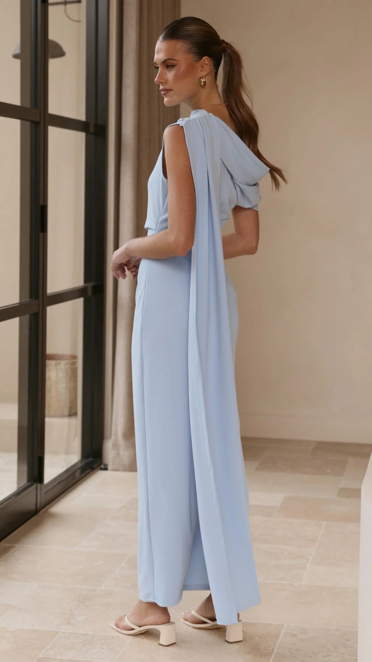 Delilah Maxi Dress Blue