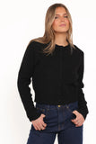 Kanie Knit Cardigan Black