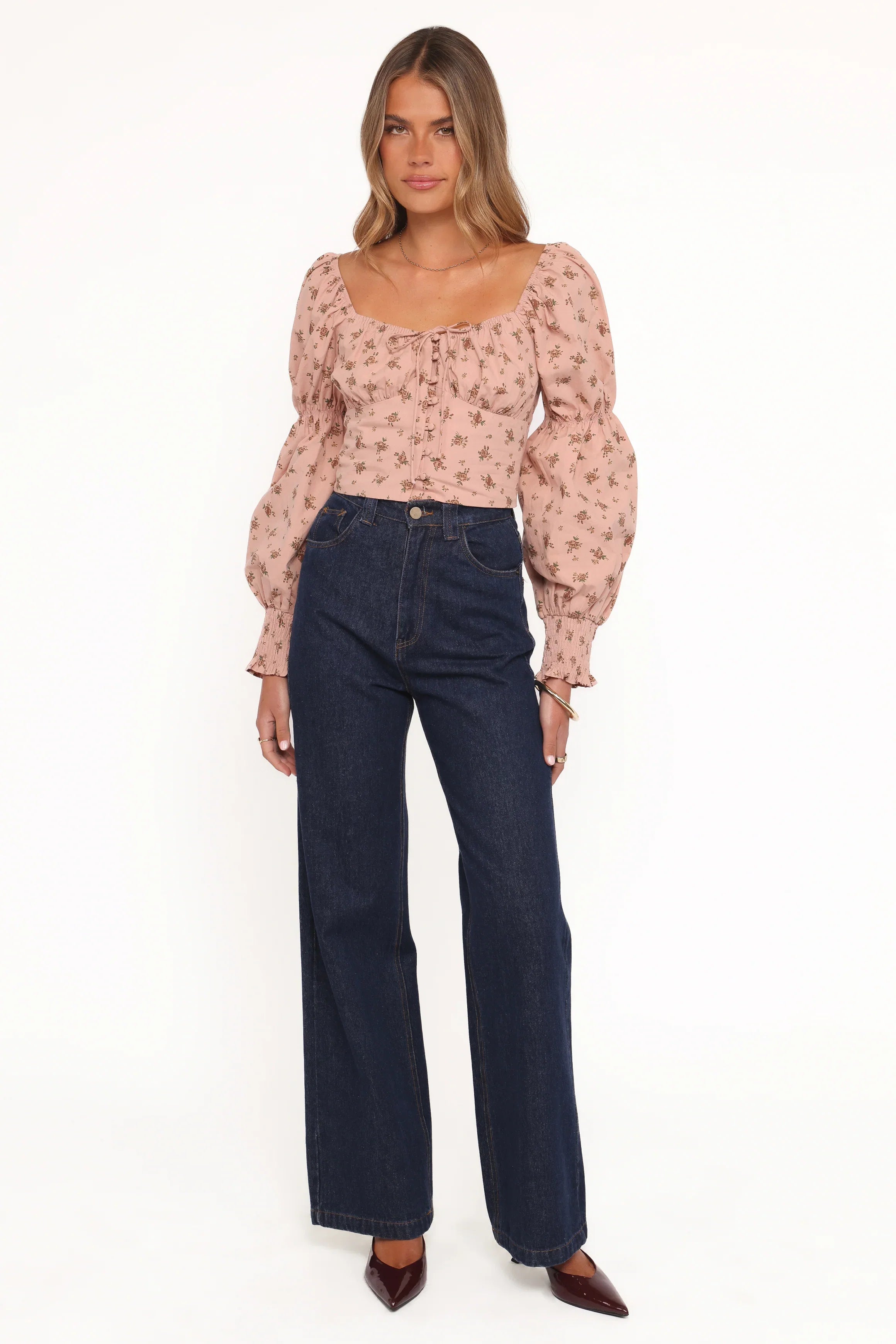 Charlene Top Pink Floral