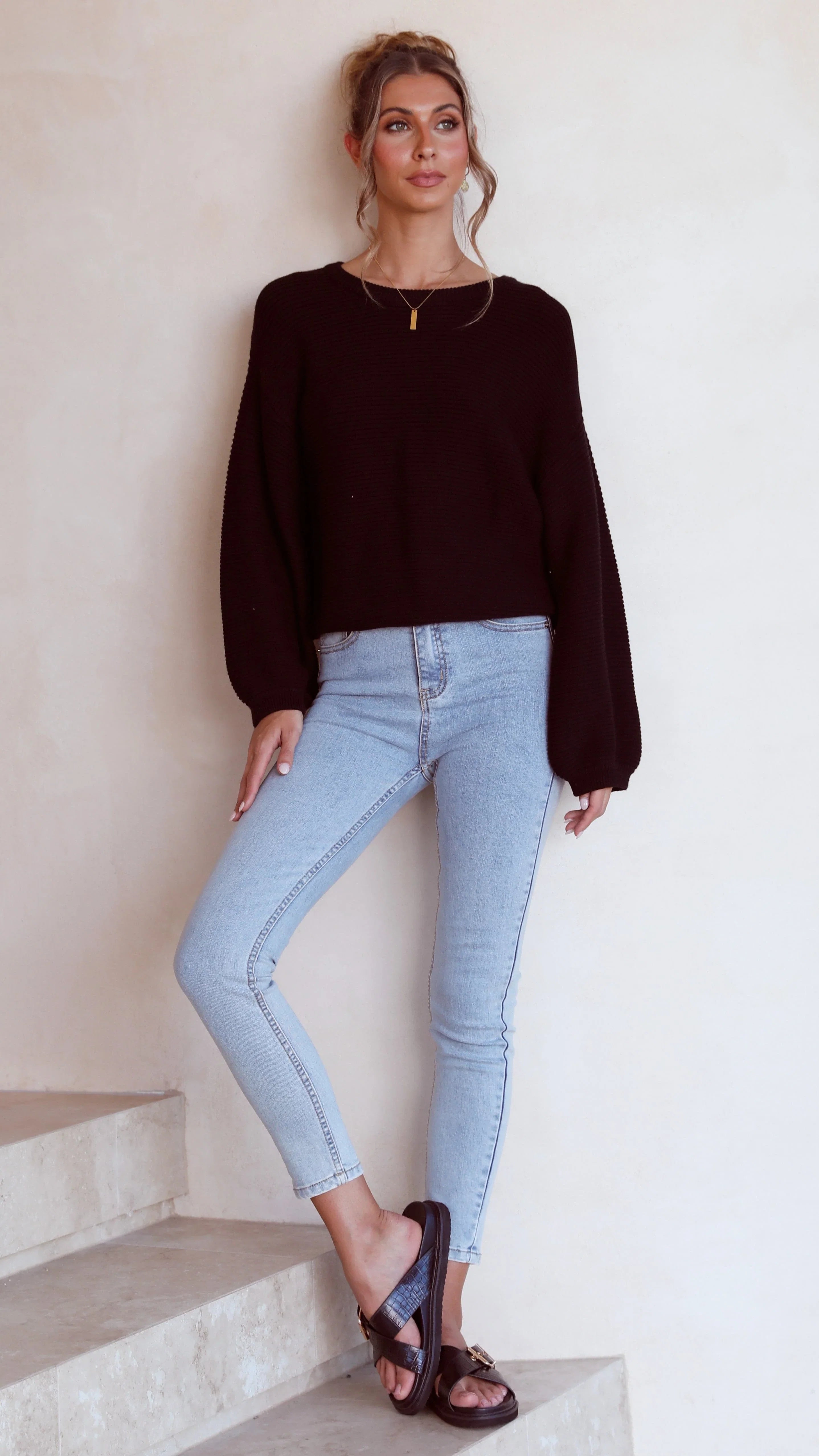 Carmel Knit Black