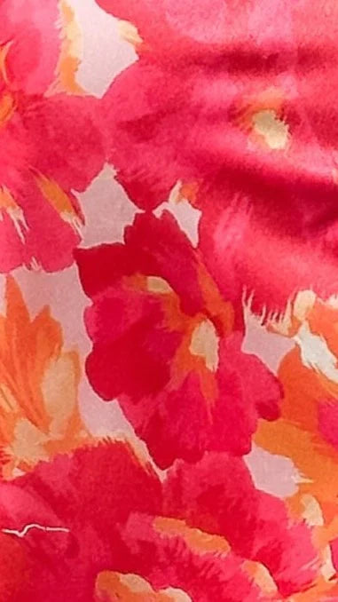 Miya Mini Dress Pink Red Floral