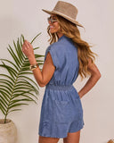 Shoreline Bay Chambray Romper