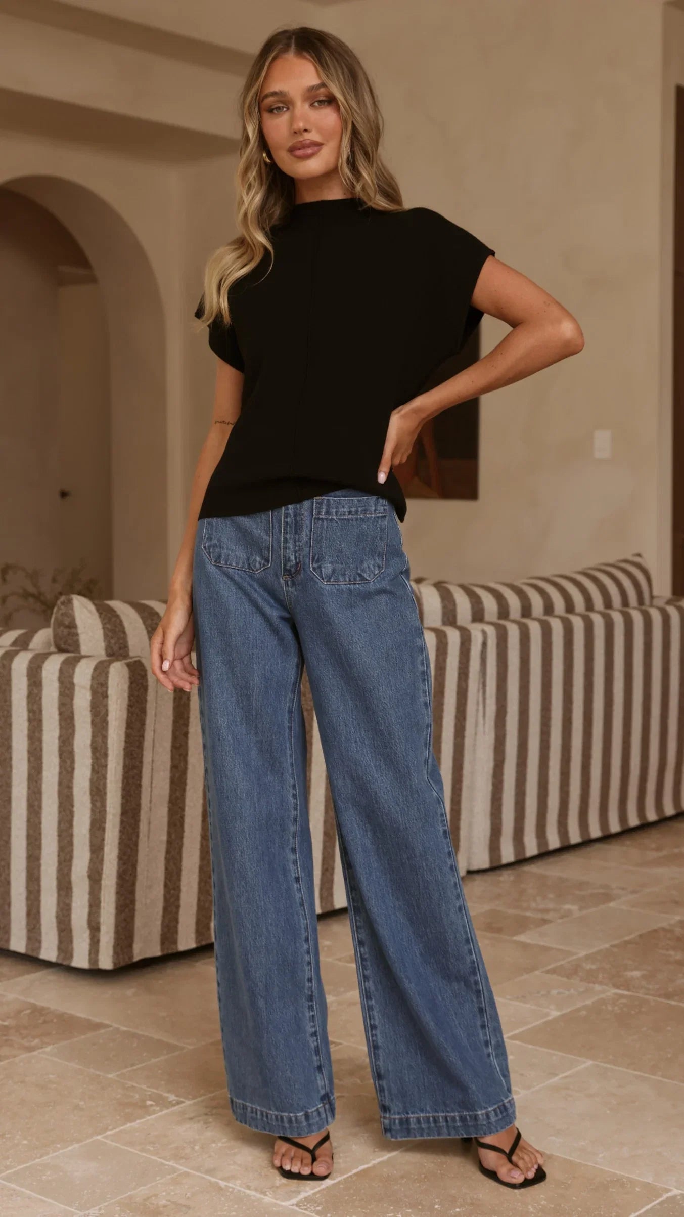Shiloh Knit Top Black