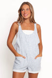 Viola Romper Blue White
