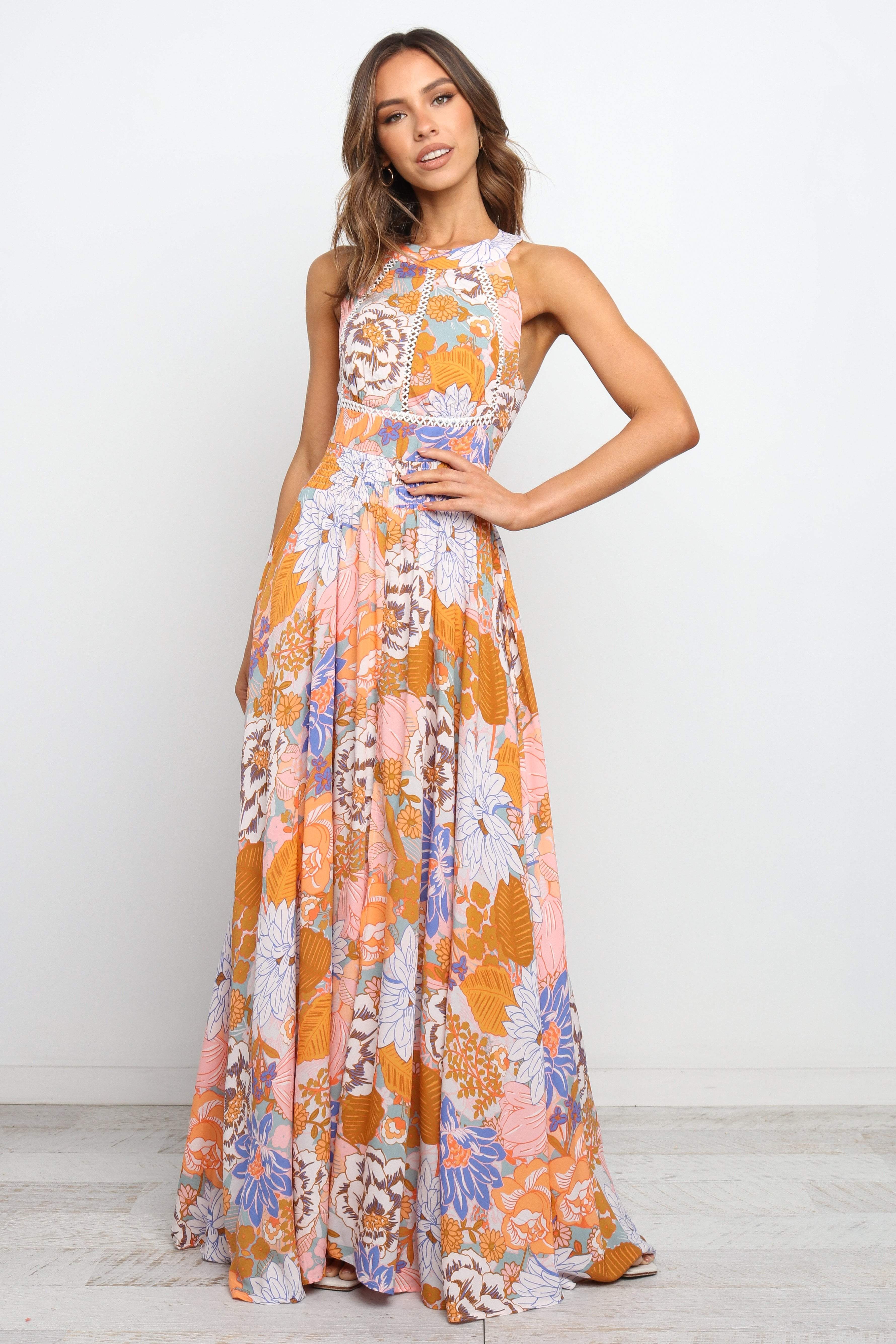 Newell Dress Orange
