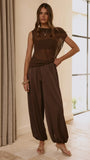 Ariella Pants Chocolate