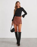Esen Ribbed Bell Sleeve Knit Sweater