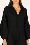 Elsa Romper Black