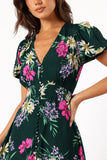 Mazie Floral Midi Dress Eden Florals