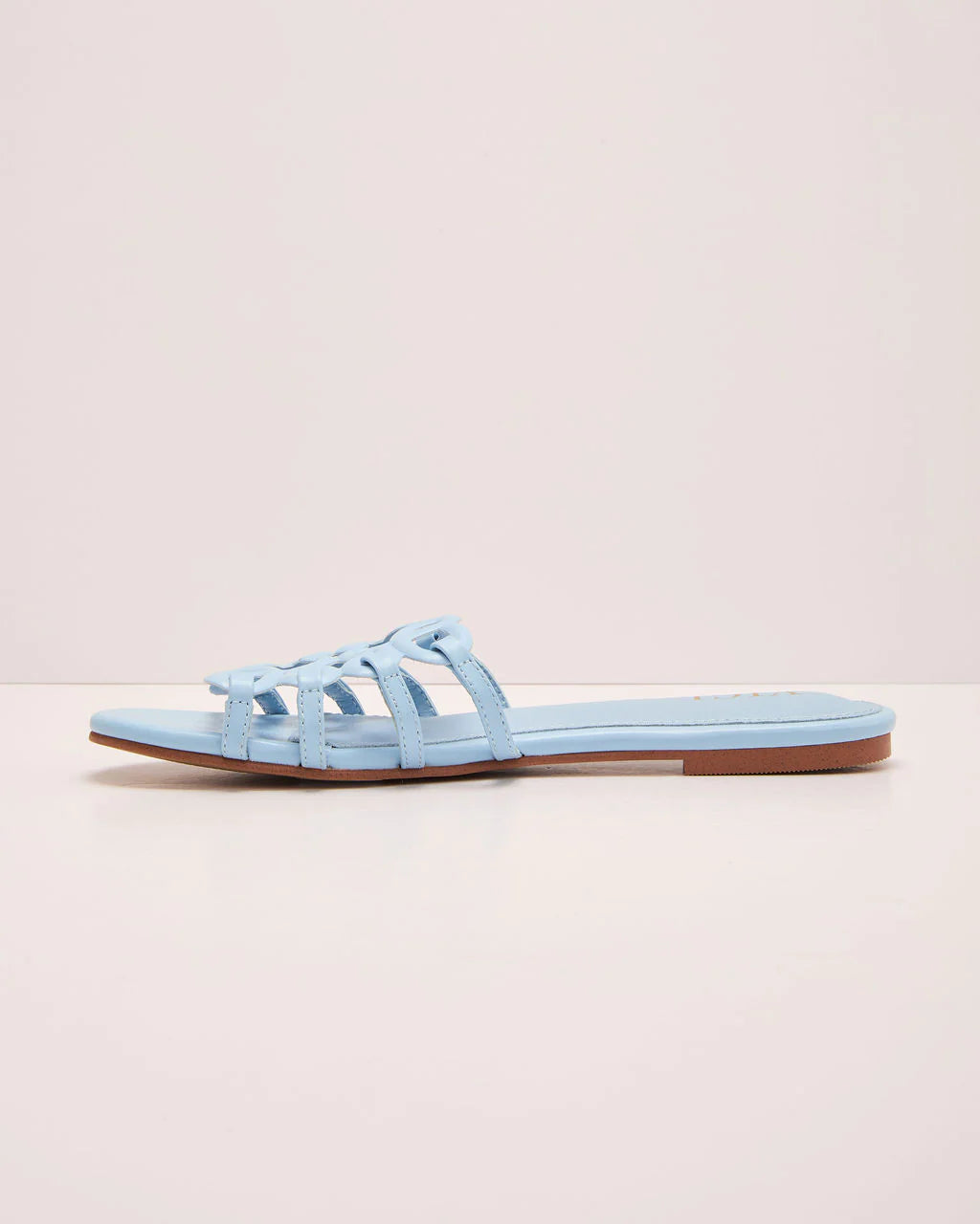 Sandy Toes Vegan Leather Petal Anagram Sandals