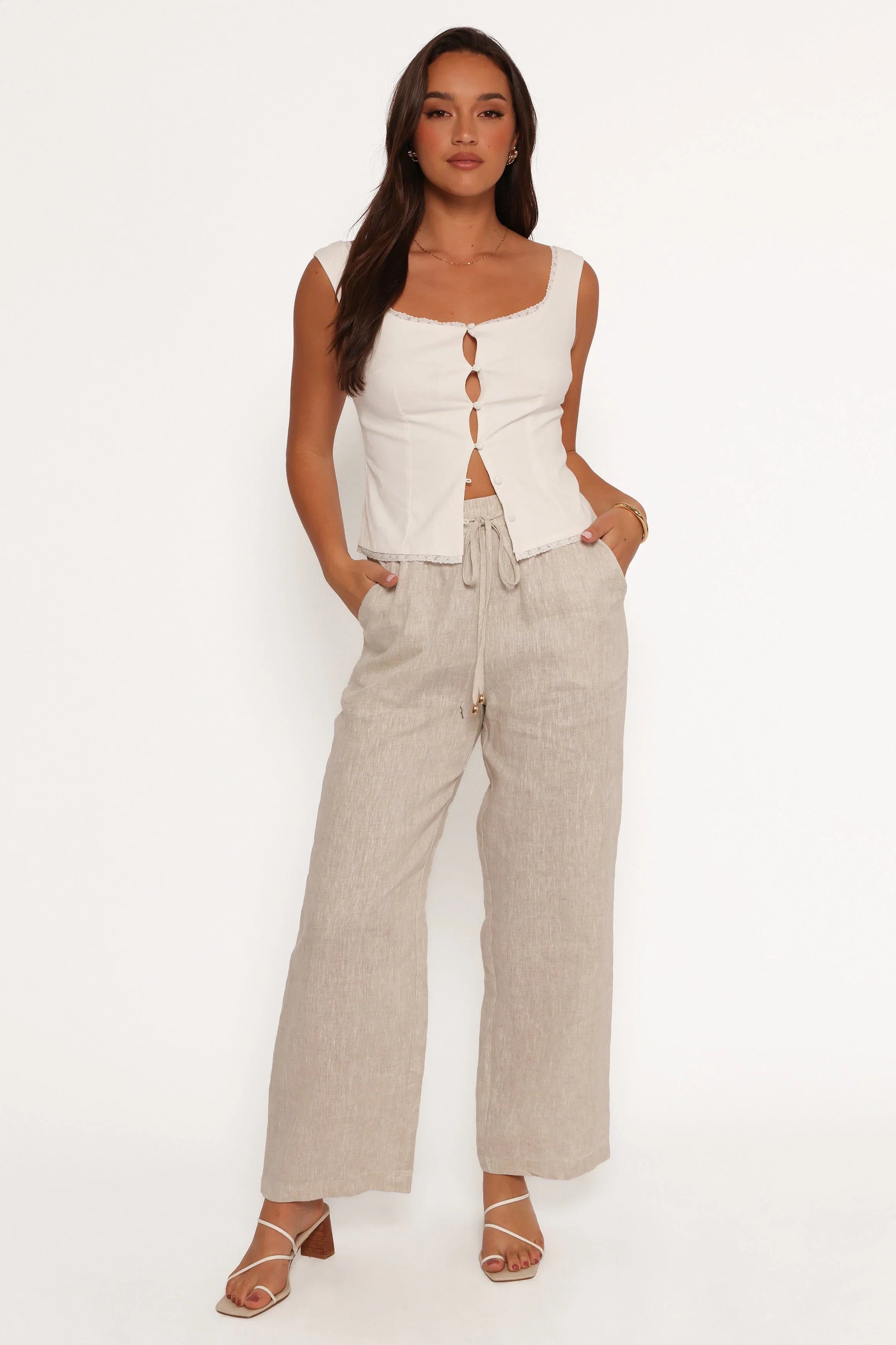 Amelie Top White