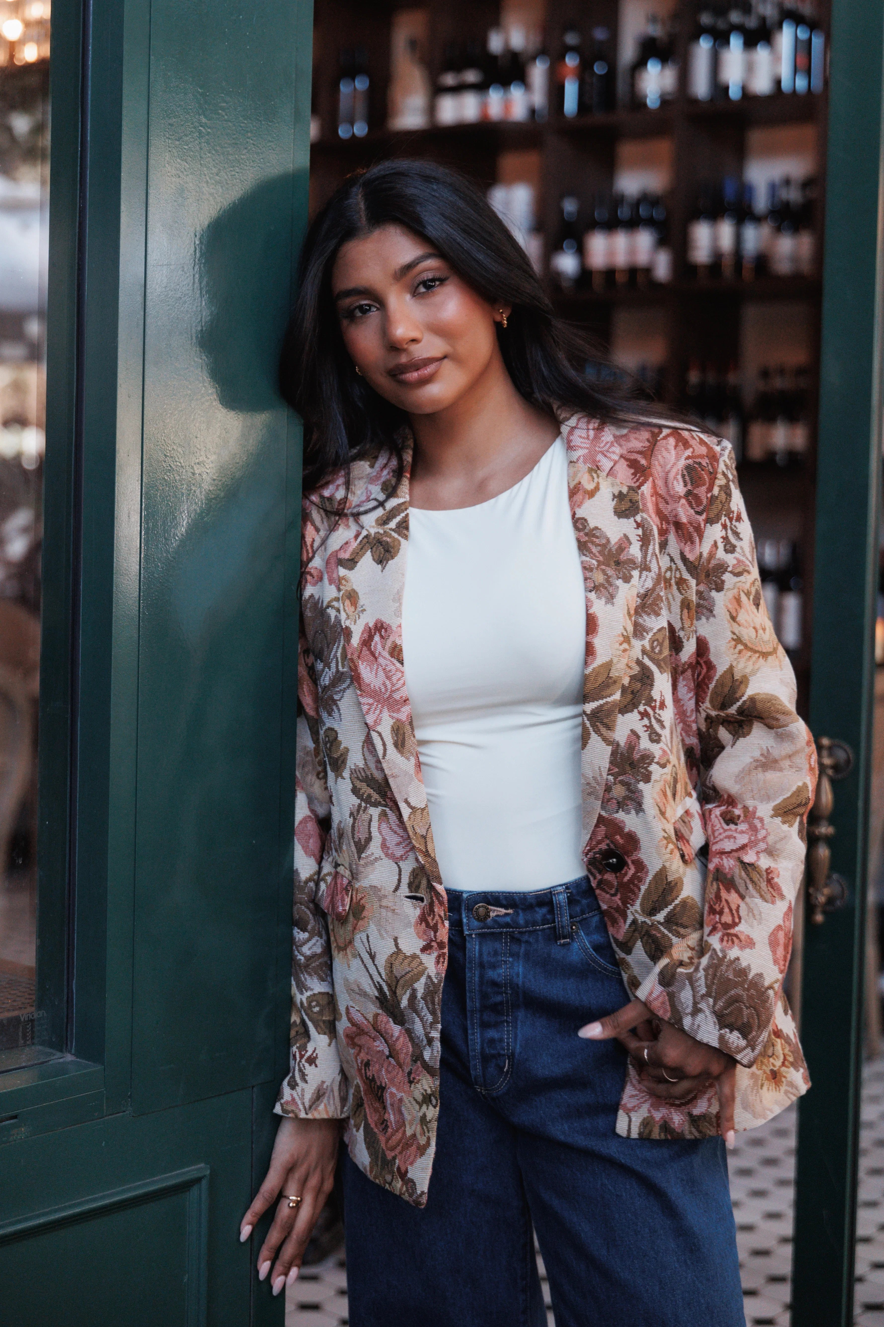 Dawn Oversized Blazer Floral