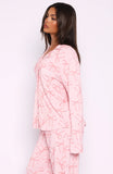 Pillow Talk Printed Long Sleeve Pyjama Set Posy Bow