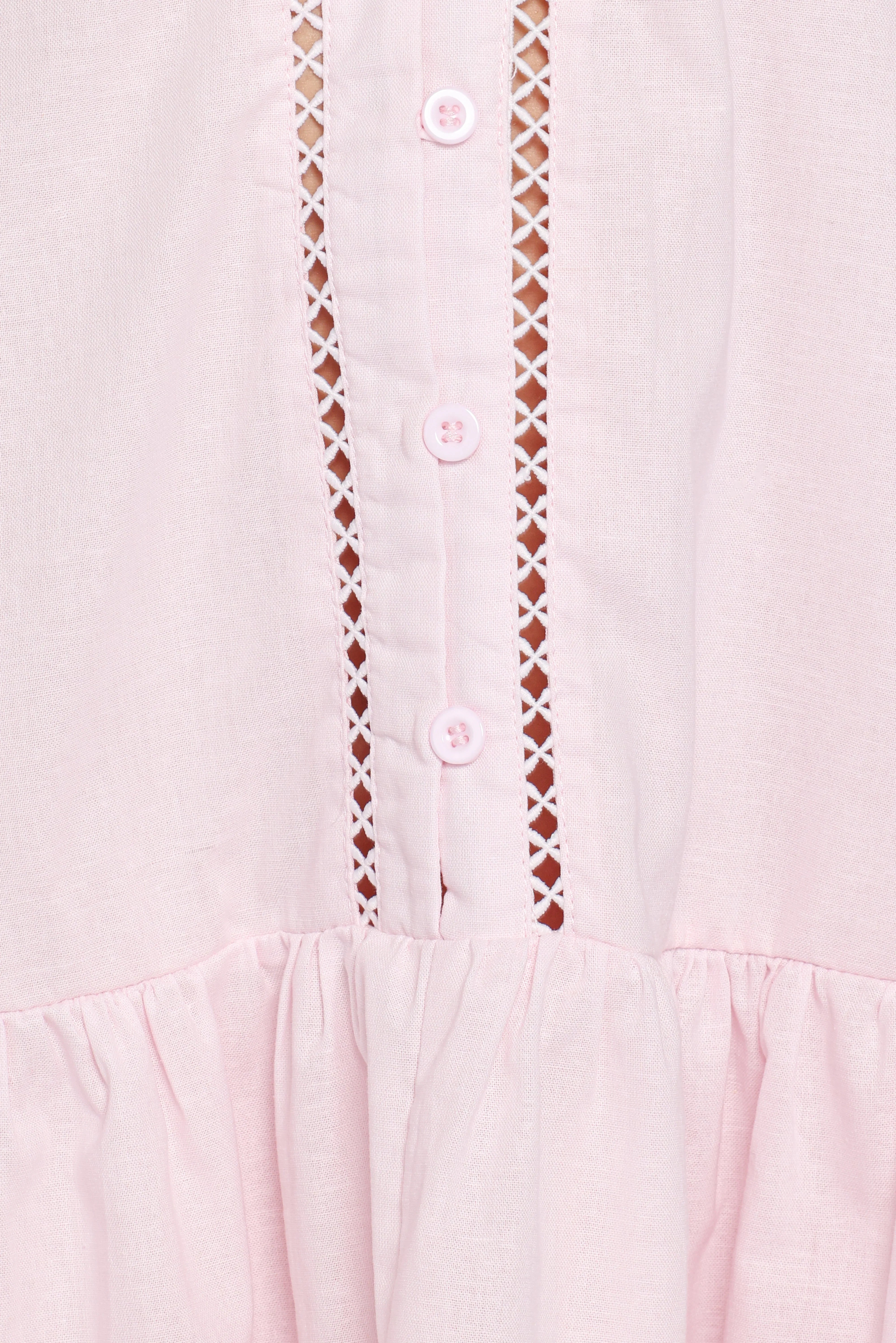 Hart Long Sleeve Mini Dress Pink