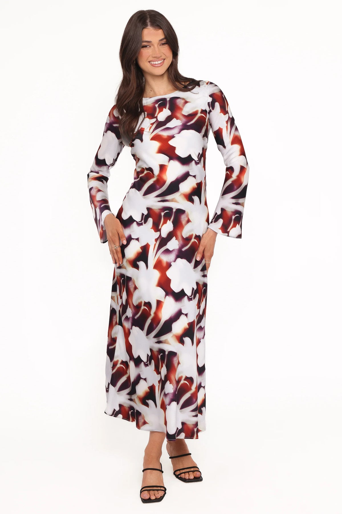 Deidre Maxi Dress Blurred Floral