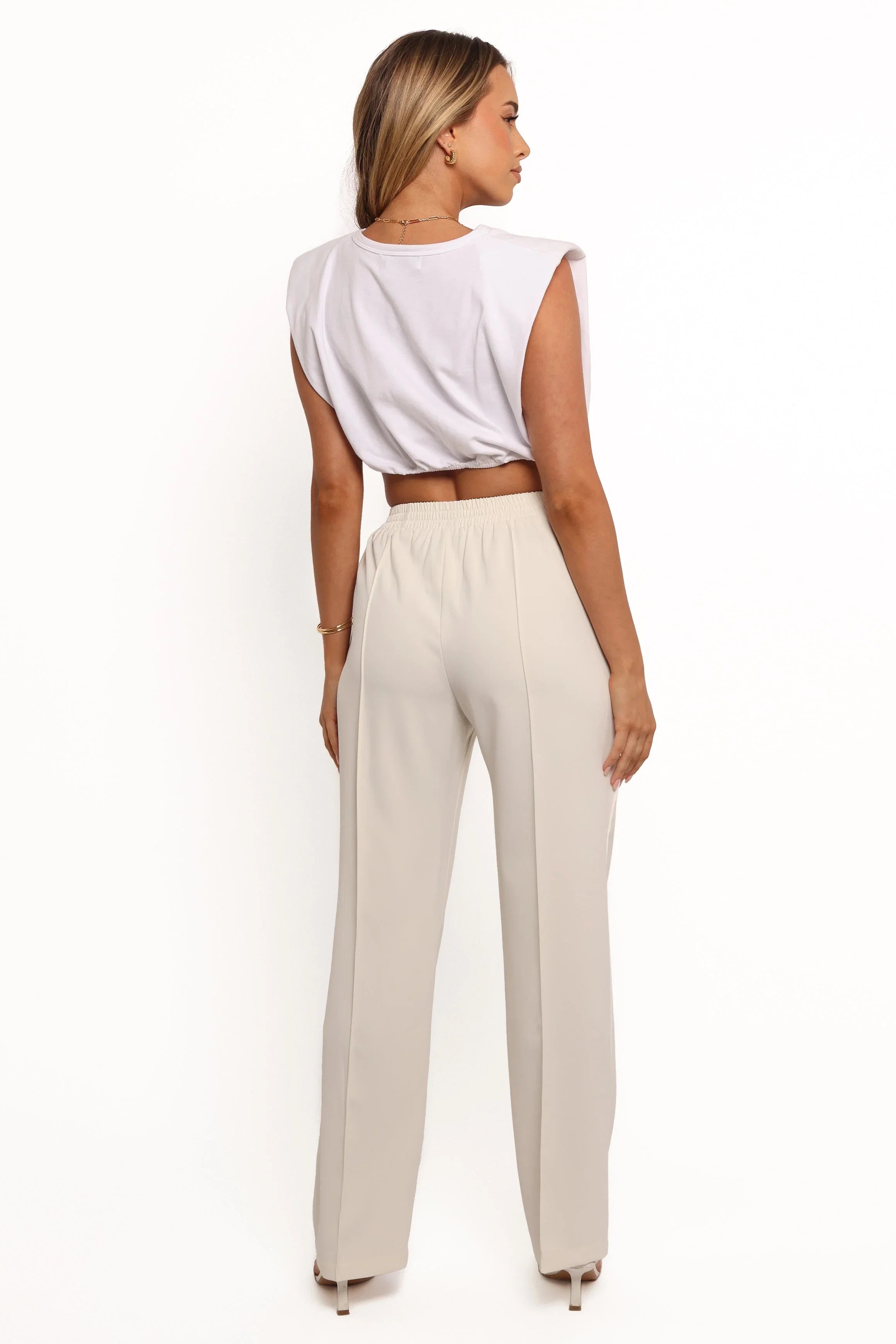 Roben Pants White Cream