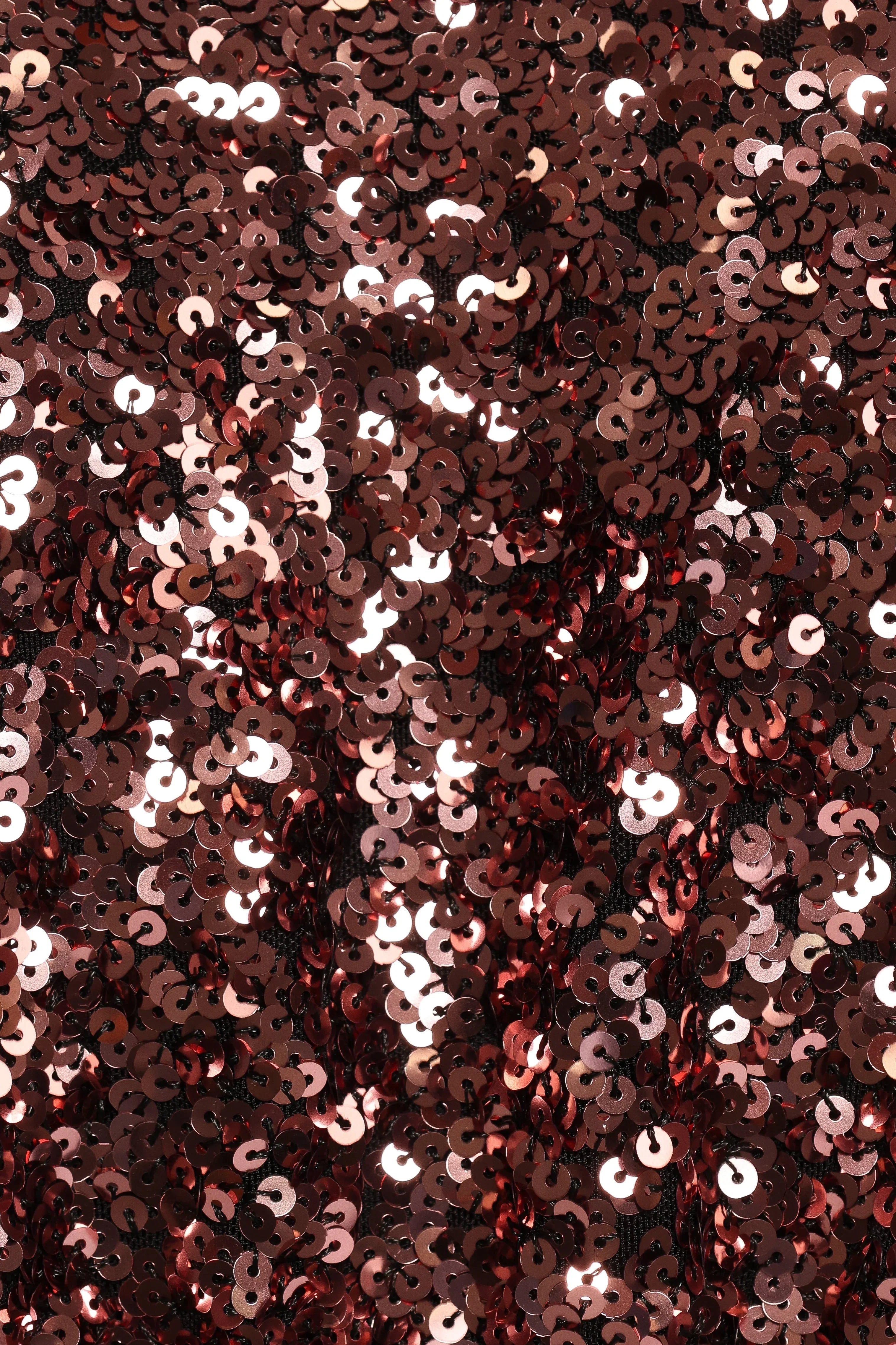 Adelina Sequin Top Black Rose