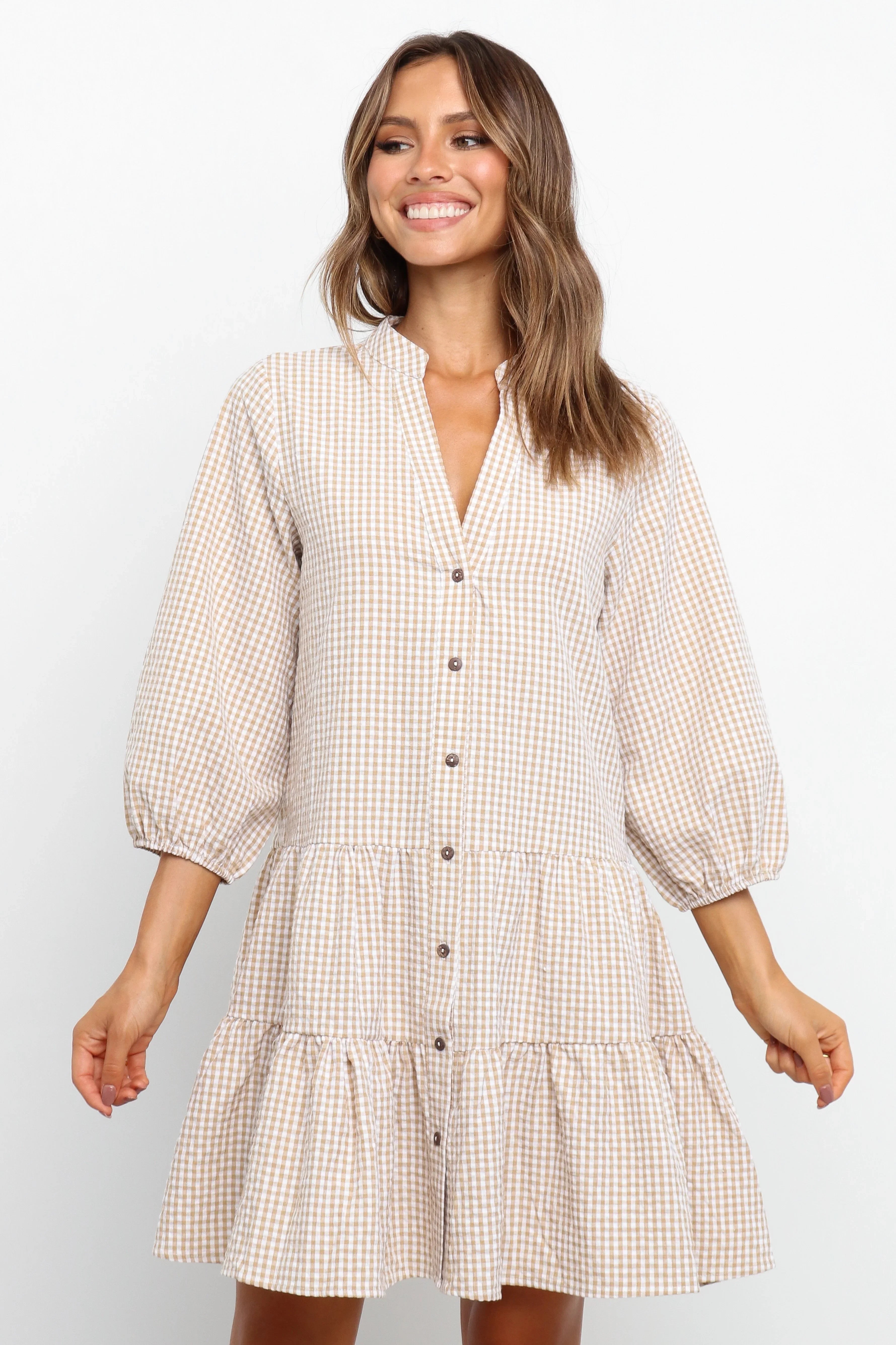 Daria Dress Beige