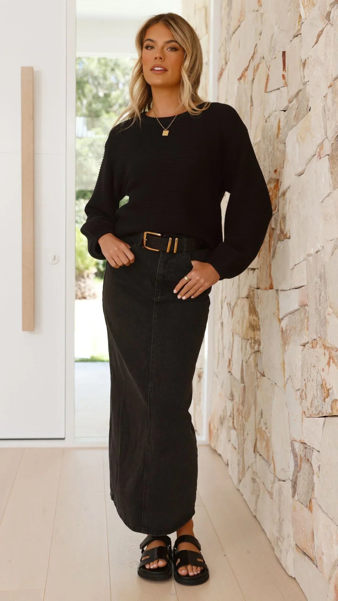 Carmel Knit Black