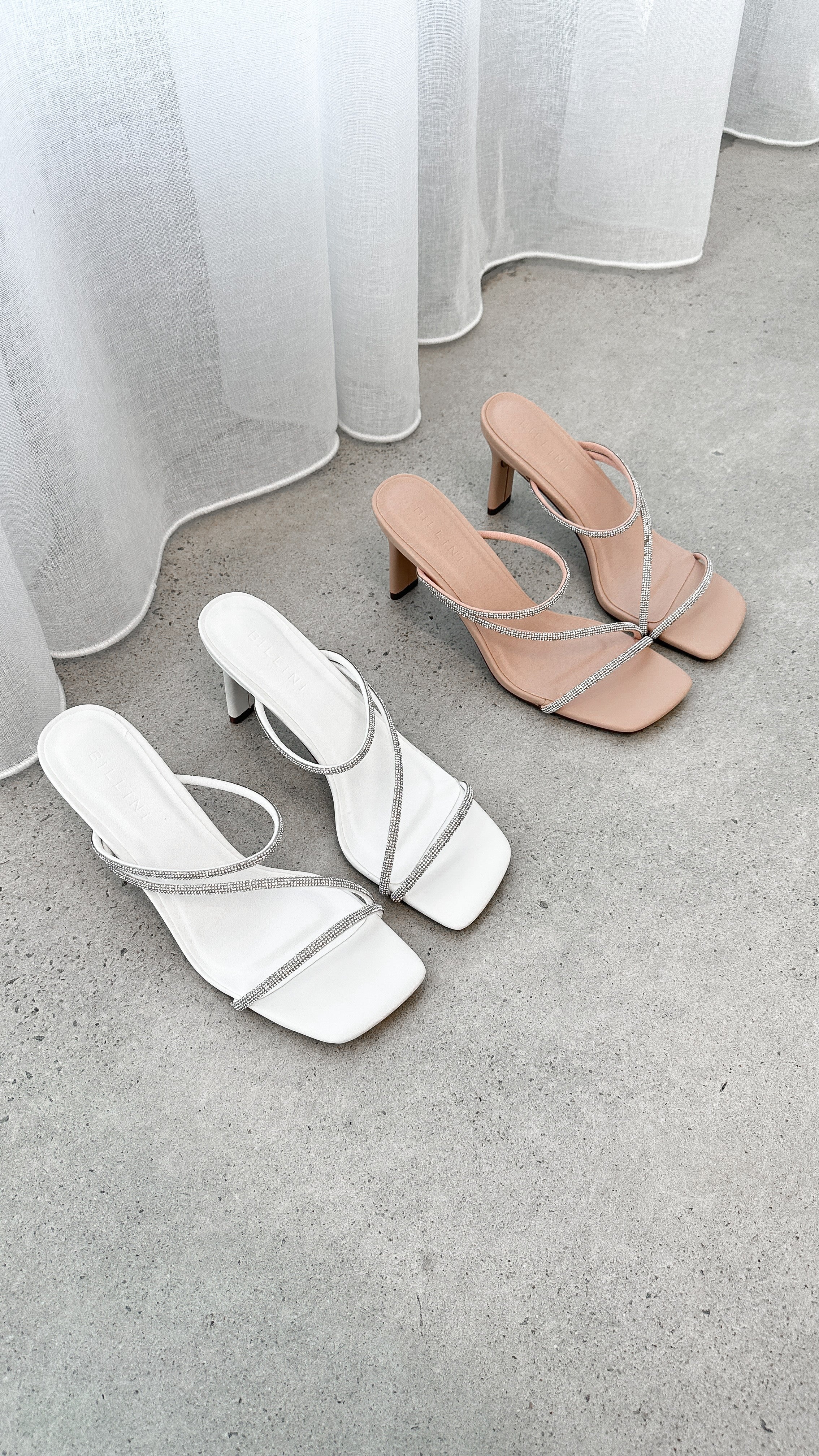Femi Heel Nude Diamante