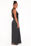 Neveah Pant Black Polka Dot
