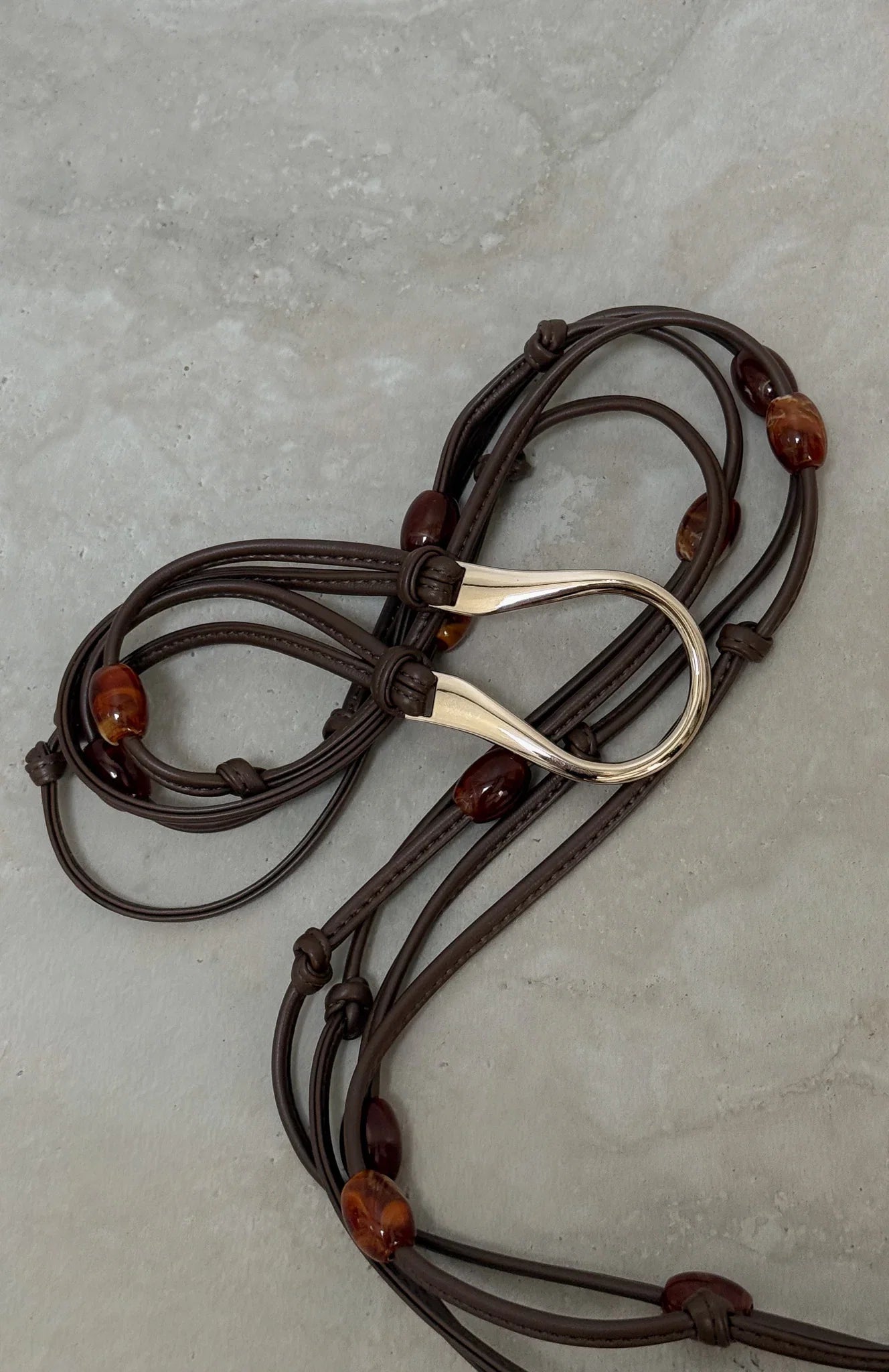 Sayge Wrap Belt Chocolate