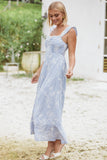 Ellise Midi Dress Blue