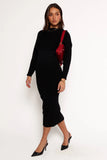 Serena Knitted Set Black