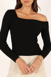 Aleena Knit Top Black