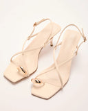 Solmira Strappy Toe Ring Heels