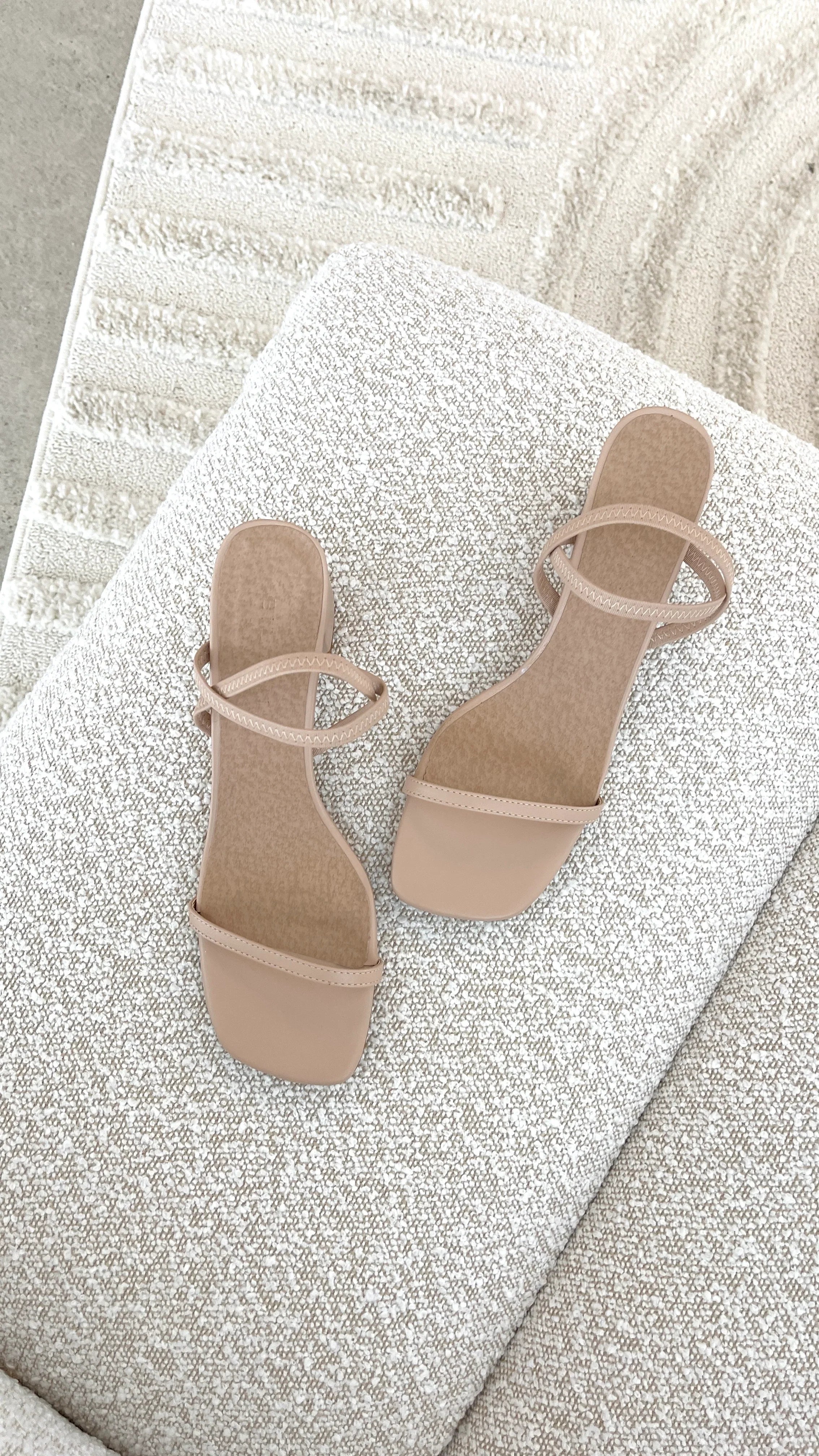 Balton Mule Heels Nude