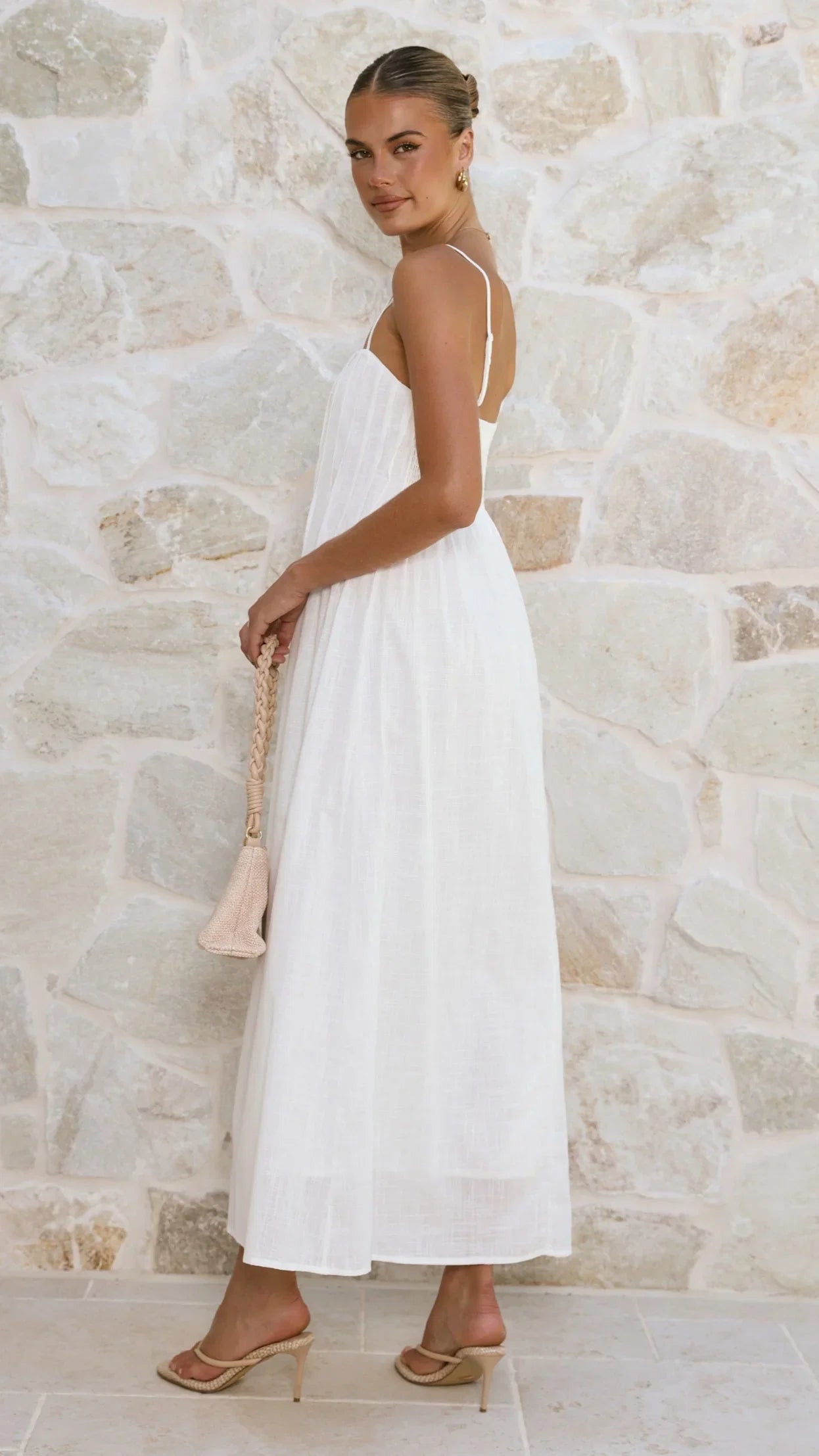 Stayla Maxi Dress White