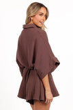Jemmy Romper Chocolate Brown