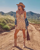 Rebel Bloom Ruffle Floral Romper