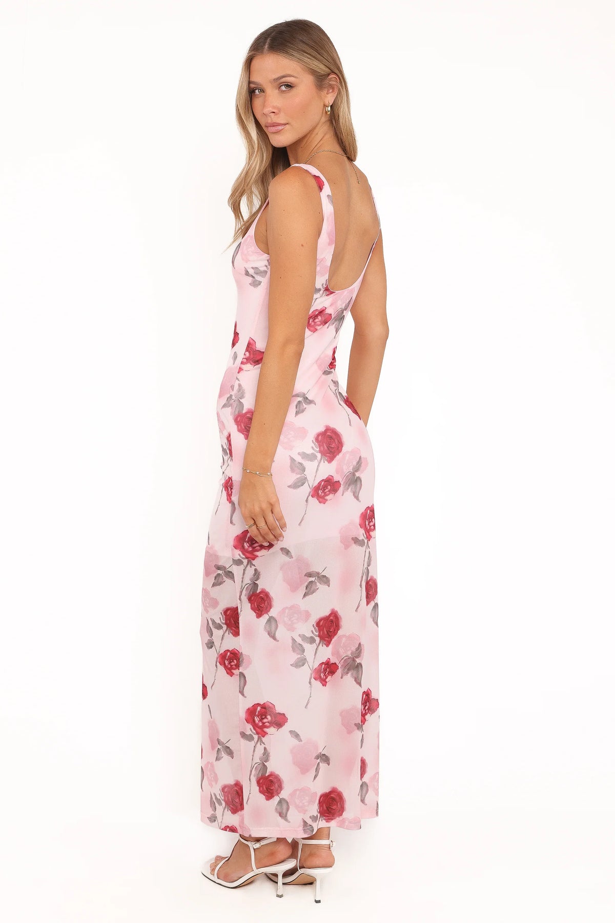 Brissa Maxi Dress Pink Floral
