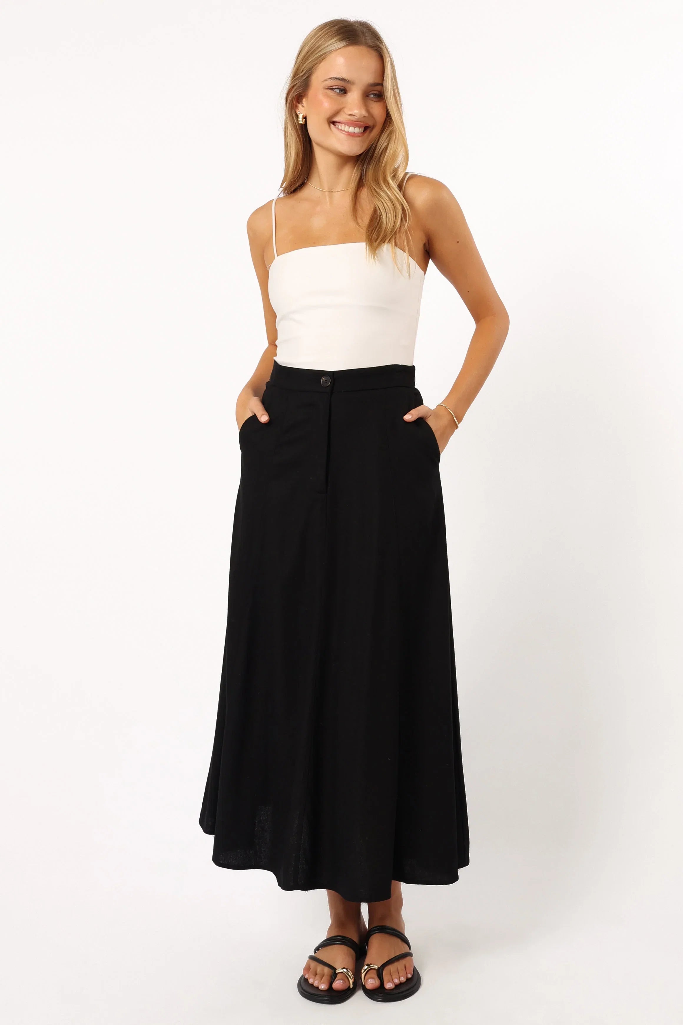 Odetta Maxi Skirt Black