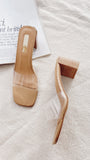 Lucy Heel Clay Clear