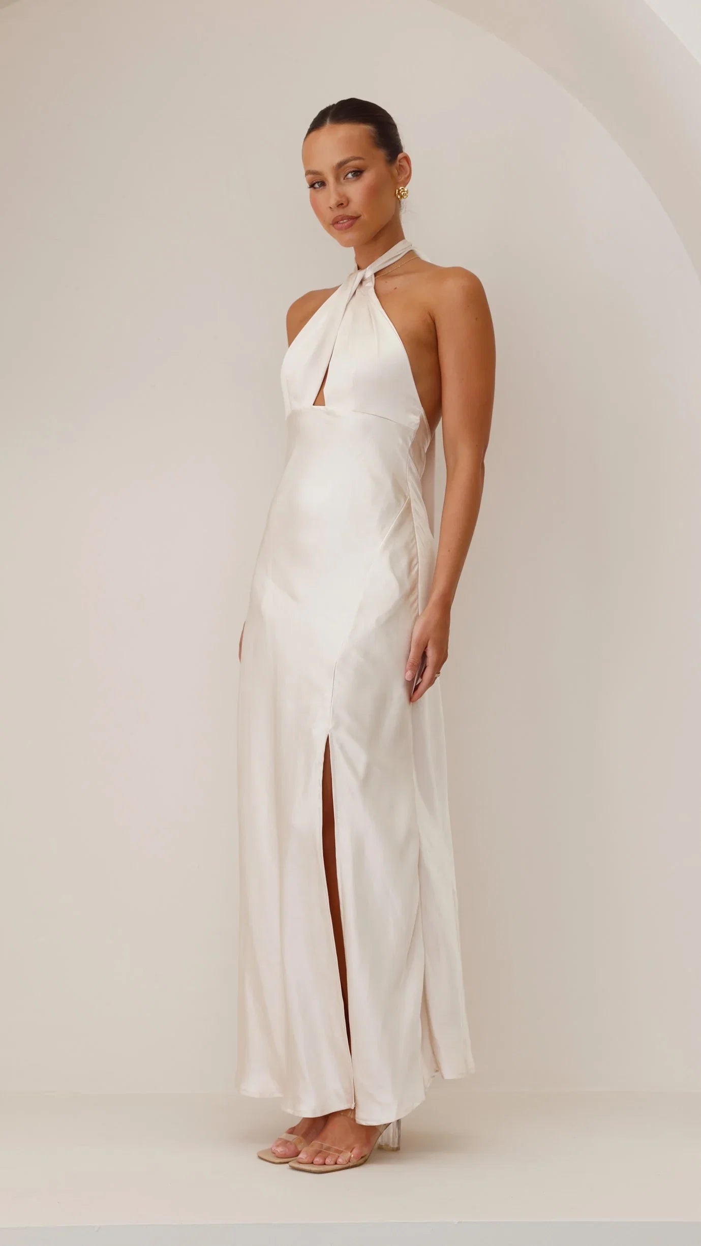 Amalia Maxi Dress Champagne
