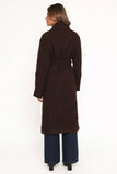 Goodie Shearling Coat Chocolate