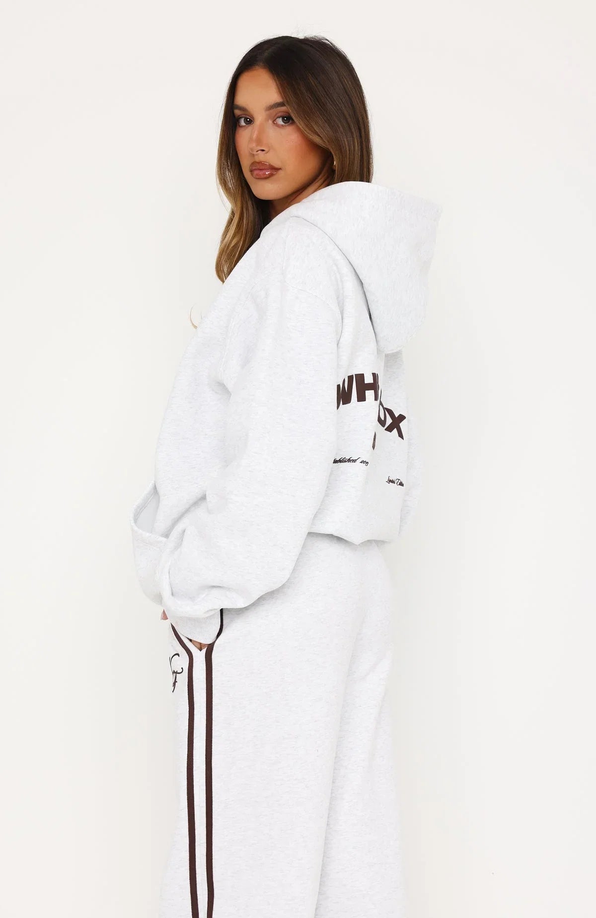 Studio 17 Raven Oversized Hoodie Grey Marle