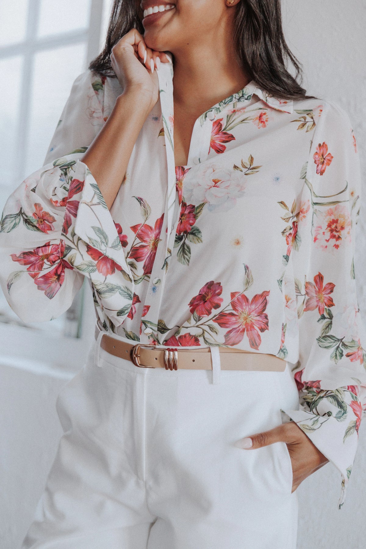 Fleetwood Blouse Jaci White