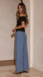 Ellery Straight Leg Jeans Mid Blue