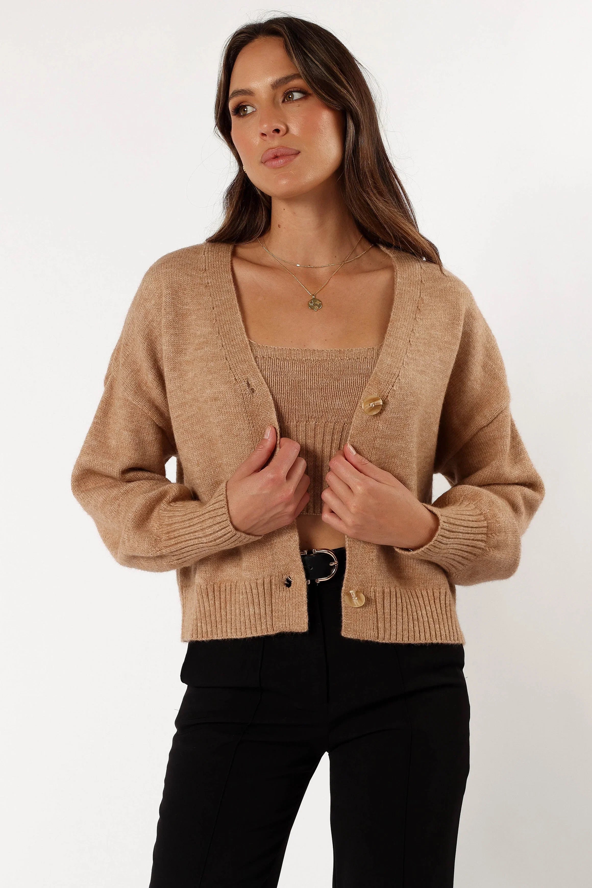 Isabel Sweater Top Beige