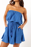 Beachside Romper Blue