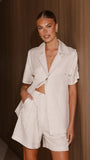 Emmaline Button Shirt Natural